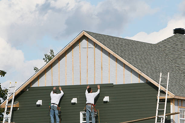 Professional Emergency Siding Repair technician working in West Sunbury, PA